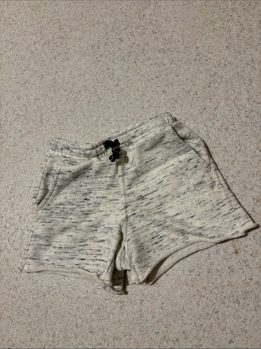 DSG Heathered Cream Athletic Drawstring Shorts